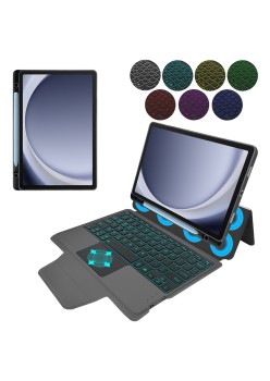 Husa cu Tastatura pentru Samsung Galaxy Tab A9 Plus - Techsuit KeyTab Pro - Black