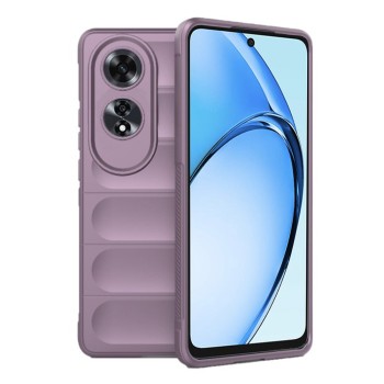Husa Antisoc pentru Oppo A60, Margini Striate, Magic Shield, Purple