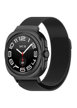 Curea pentru Samsung Galaxy Watch Ultra 47mm - Techsuit Watchband 35mm (W009) - Black