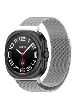 Curea pentru Samsung Galaxy Watch Ultra 47mm - Techsuit Watchband 35mm (W009) - Silver