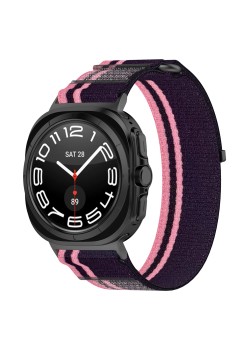 Curea pentru Samsung Galaxy Watch Ultra 47mm - Techsuit Watchband (W054) - Pink / Black