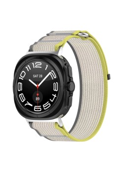Curea pentru Samsung Galaxy Watch Ultra 47mm - Techsuit Watchband (W054) - Yellow / Gray
