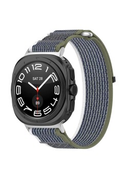 Curea pentru Samsung Galaxy Watch Ultra 47mm - Techsuit Watchband (W054) - Dark Green / Gray