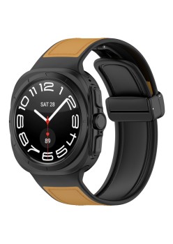 Curea pentru Samsung Galaxy Watch Ultra 47mm - Techsuit Watchband (W056) - Brown