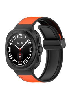 Curea pentru Samsung Galaxy Watch Ultra 47mm - Techsuit Watchband (W056) - Orange