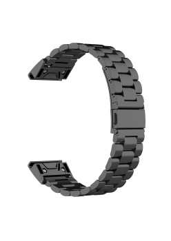 Curea pentru Instinct 2S/2S Solar/Approach S70 42mm/Forerunner 220/230/235/630/735 - Techsuit Watchband QuickFit 20mm (W010) - Black