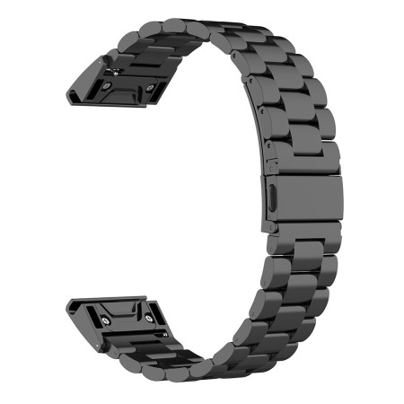 Curea pentru Instinct 2S/2S Solar/Approach S70 42mm/Forerunner 220/230/235/630/735 - Techsuit Watchband QuickFit 20mm (W010) - Black