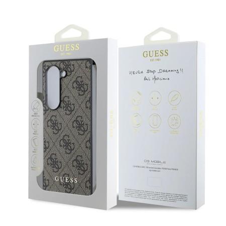 Husa pentru Samsung Galaxy Z Fold6 - Guess Hardcase 4G (GUHCZFD6GF4GGR) - Black