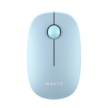 Mouse Fara Fir 2.4GHz, 1600 DPI, ABS, PC- Havit (MS57GT) - Light Blue