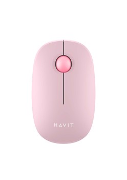 Mouse Fara Fir 2.4GHz, 1600 DPI, ABS, PC- Havit (MS57GT) - Pink