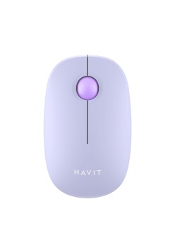 Mouse Fara Fir 2.4GHz, 1600 DPI, ABS, PC- Havit (MS57GT) - Purple