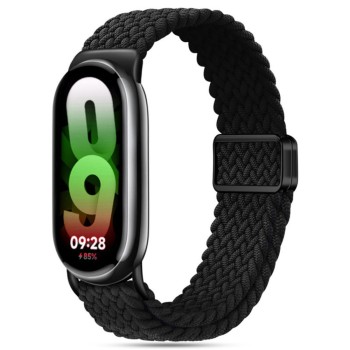 Curea Smartwatch pentru Xiaomi Mi Band 8 / 8 NFC / 9 / 9 NFC, Nailon W032, Black