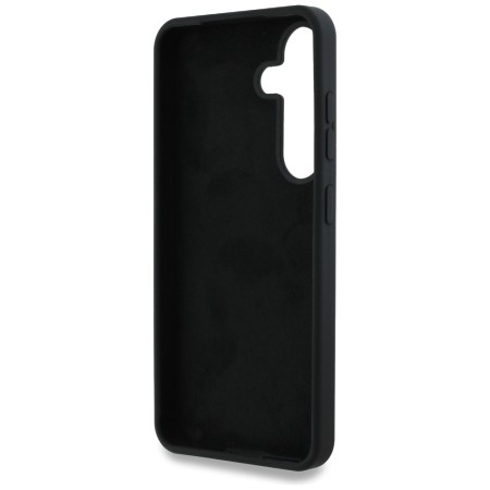 Husa pentru Samsung Galaxy S25 - Guess Silicone 4G Big Metal Logo - Black