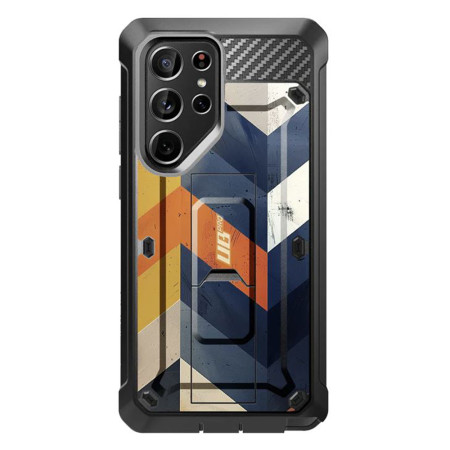 Husa pentru Samsung Galaxy S24 Ultra, Unicorn Beetle Pro, Supcase, Protecție Antișoc, Bumper, Chevron