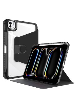 Husa pentru iPad Pro 11 (2024) - Techsuit Crystal Vision - Black