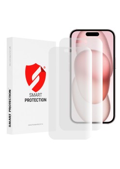 [Pachet 2x] Folie regenerabila premium iPhone 15 - Smart Protection Classic - Clear