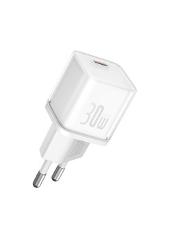 Incarcator GaN5S, Type-C, Fast Charge, 30W - Baseus Gallium Nitride (P10162504213-00) - White