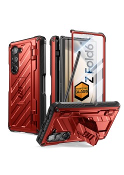 Husa pentru Samsung Galaxy Z Fold6 - Supcase Unicorn Beetle Pro - Ruddy