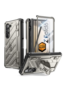 Husa pentru Samsung Galaxy Z Fold6 - Supcase Unicorn Beetle Pro - Titan Gray
