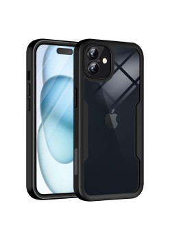 Husa pentru iPhone 16 + Folie - Techsuit ColorVerse 360 Series - Black