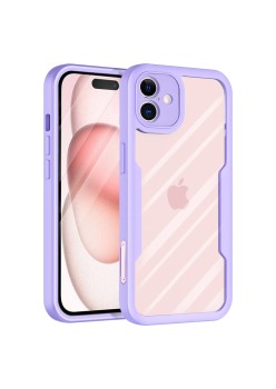 Husa pentru iPhone 16 + Folie - Techsuit ColorVerse 360 Series - Purple