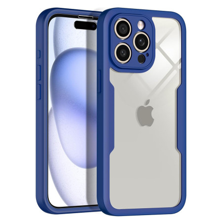 Husa pentru iPhone 16 Pro Max cu Folie, ColorVerse 360 MagSafe, Blue