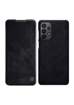 Husa pentru iPhone 16 - Nillkin Qin Prop Plain Leather Case - Black