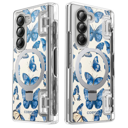 Husa pentru Samsung Galaxy Z Fold6 - I-Blason Cosmo Pro MagSafe - Blue Butterfly