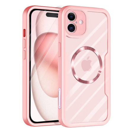 Husa pentru iPhone 16 cu Folie, ColorVerse 360 MagSafe, Pink