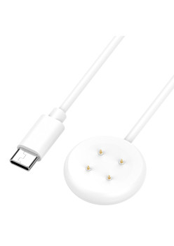 Incarcator pentru Google Pixel Watch 3 (41mm, 45mm) / 2 / Fitbit Ace LTE, Tip-C - White