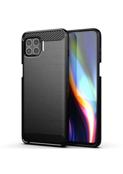 Husa pentru Motorola Moto G 5G Plus - Techsuit Carbon Silicone - Black