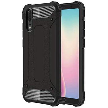 Husa pentru Huawei P20 - Techsuit Hybrid Armor - Black