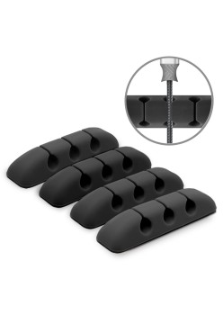 Organizator Cabluri Universal (set 4) - Ringke (ACOR0002) - Black