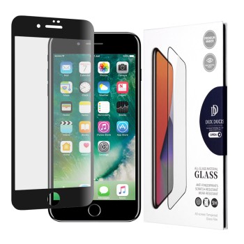 Folie pentru iPhone 7 Plus / 8 Plus- Dux Ducis Tempered Glass - Black