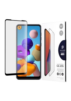 Folie pentru Samsung Galaxy A21 - Dux Ducis Tempered Glass - Black