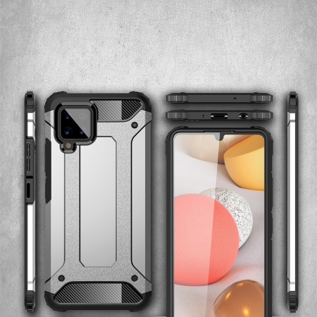 Husa pentru Samsung Galaxy A42 5G - Techsuit Hybrid Armor - Black