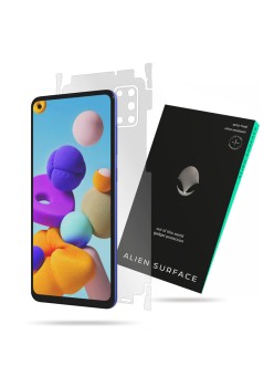 Folie pentru Samsung Galaxy A21s - Alien Surface Screen+Edges+Back - Transparent