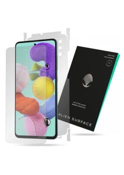 Folie pentru iPhone 14Samsung Galaxy A71 4G - Alien Surface Screen+Edges+Back - Transparent