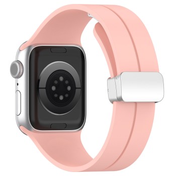 Curea pentru Apple Watch 1/2/3/4/5/6/7/8/9/10/SE/SE 2/Ultra/Ultra 2 (42/44/45/46/49mm) - Techsuit Watchband (W011) - Pink