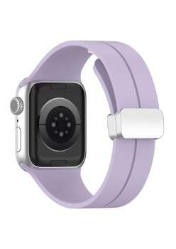 Curea pentru Apple Watch 1/2/3/4/5/6/7/8/9/10/SE/SE 2/Ultra/Ultra 2 (42/44/45/46/49mm) - Techsuit Watchband (W011) - Purple