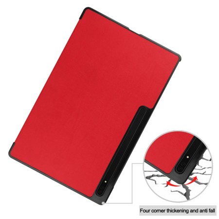 Husa pentru Samsung Galaxy Tab S9 Plus / S9 FE Plus / S10 Plus - Techsuit FoldPro - Red