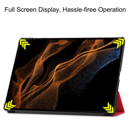 Husa pentru Samsung Galaxy Tab S9 Plus / S9 FE Plus / S10 Plus - Techsuit FoldPro - Red