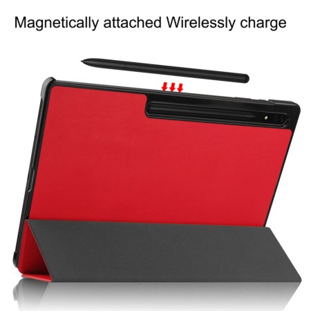 Husa pentru Samsung Galaxy Tab S9 Plus / S9 FE Plus / S10 Plus - Techsuit FoldPro - Red