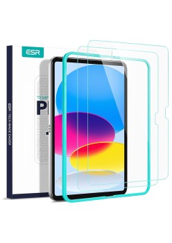 Folie pentru iPad 10 (2022) 10.9 (set 2) - ESR Tempered Glass 9H - Clear