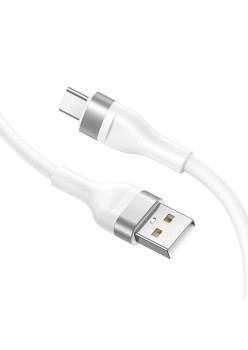 Cablu de Date cu Mufe USB, Type-C 60W, 1.2m - Lito (LD02) - White