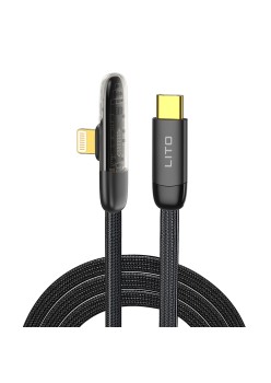 Cablu de Date cu Mufe Type-C, Lightning, 1m - Lito (LD11) - Black
