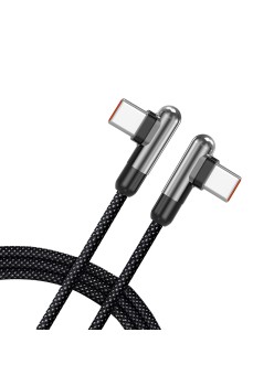 Cablu de Date cu Mufe Type-C 60W, 1m - Lito (LD13) - Black