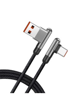 Cablu de Date cu Mufe USB, Type-C 60W, 1m - Lito (LD13) - Black