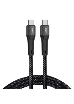 Cablu de Date cu Mufe Type-C 60W, 1m - Lito (LD14) - Black