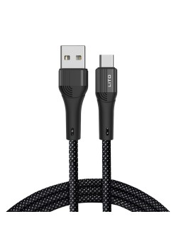 Cablu de Date cu Mufe USB, Type-C 60W, 1m - Lito (LD14) - Black